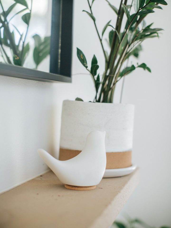 Ceramic Bird Urn