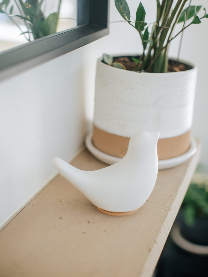 Ceramic Bird Urn