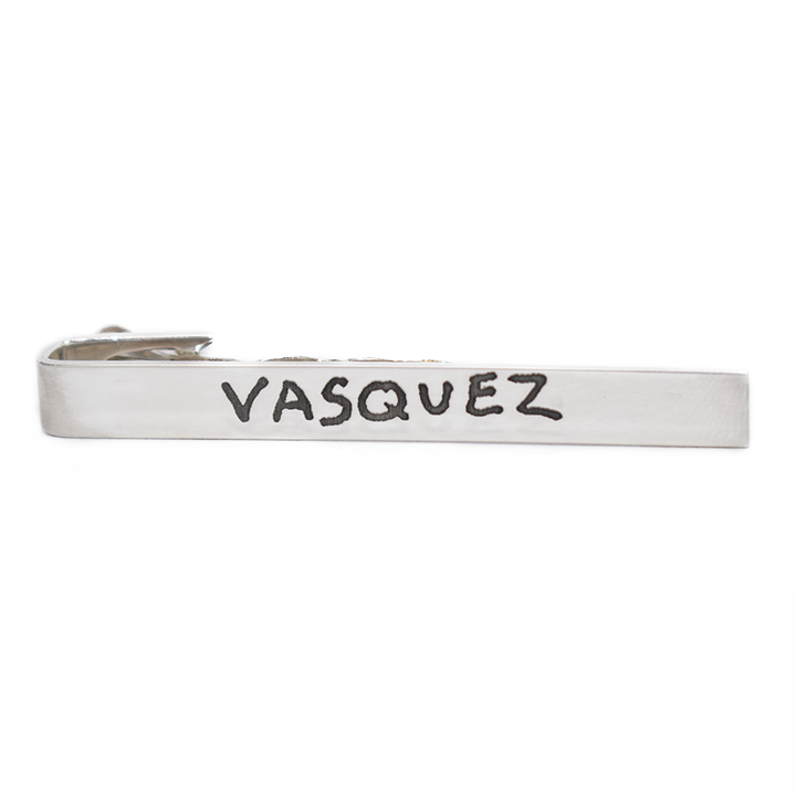 Tie Clip with Handwriting Engraving