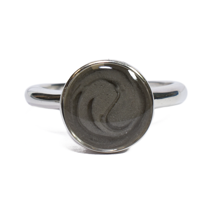 Sale | Circle Simple Band Cremation Ring in Sterling Silver
