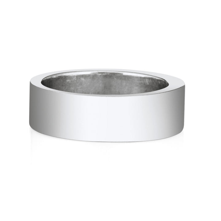 Three Setting Classic Band Cremation Ring in Sterling Silver