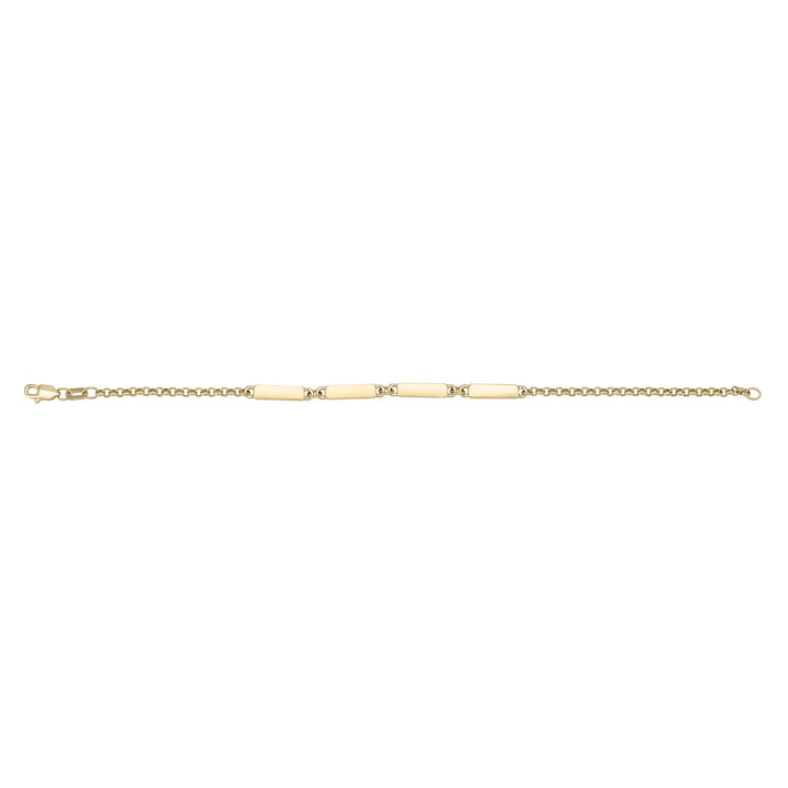 The Tribute Birthstone Bracelet in 14K Yellow Gold