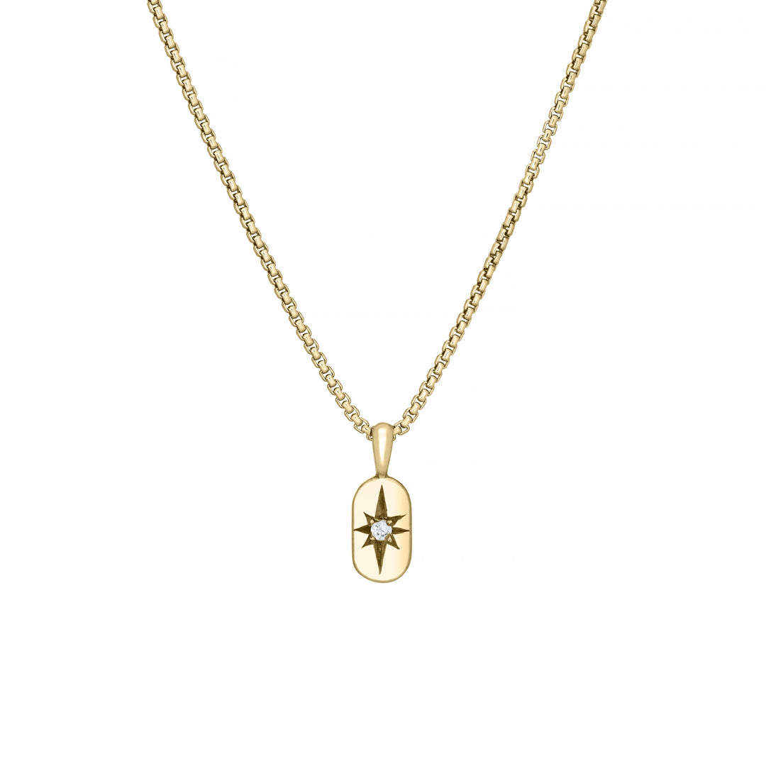 The Guidance Birthstone Charm in 14K Gold