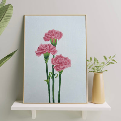 Carnation: January Cremation Painting