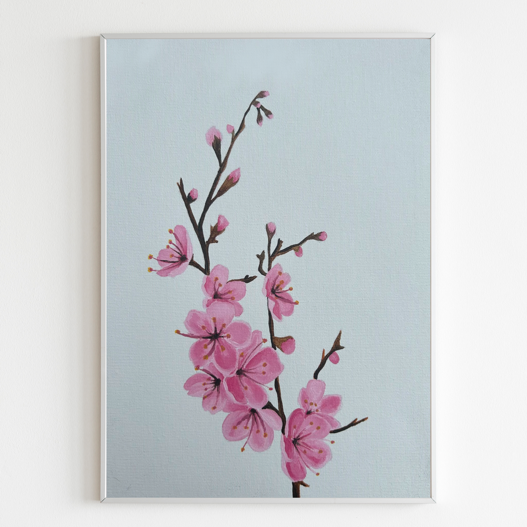 Sakura Cherry Blossom: March Cremation Painting
