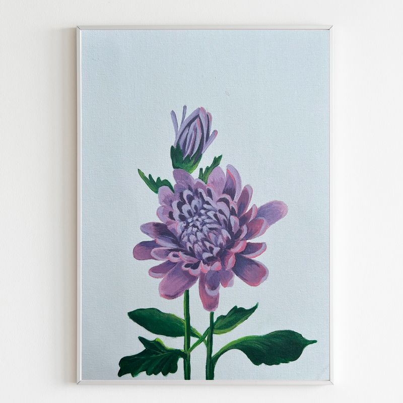 Chrysanthemum: November Cremation Painting