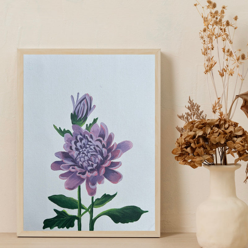 Chrysanthemum: November Cremation Painting