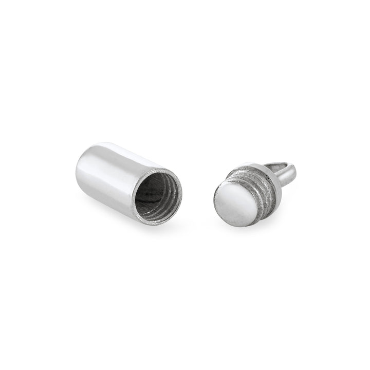 Cylinder Urn Necklace in Sterling Silver