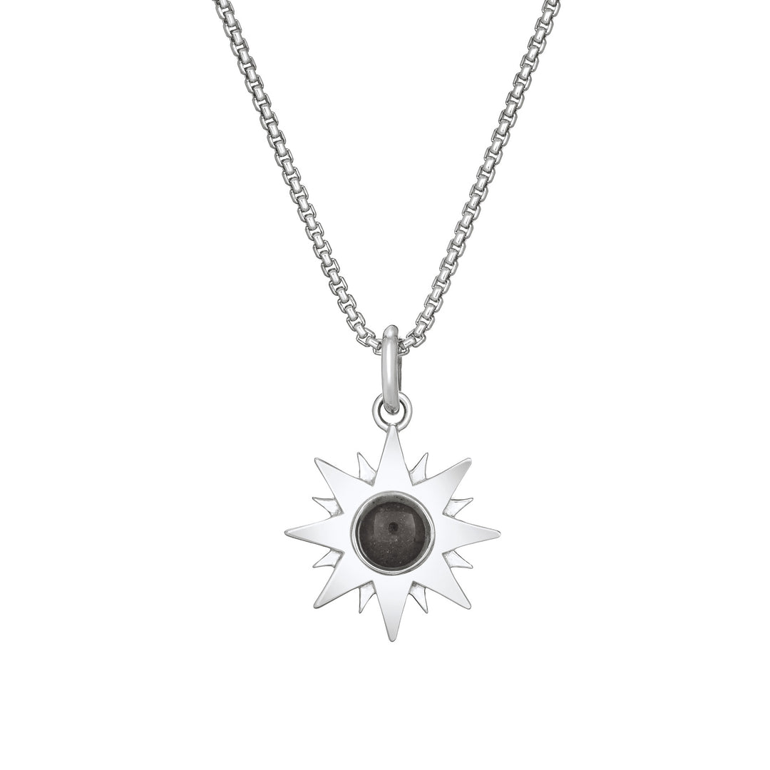 You Are My Sunshine Cremation Necklace in Sterling Silver