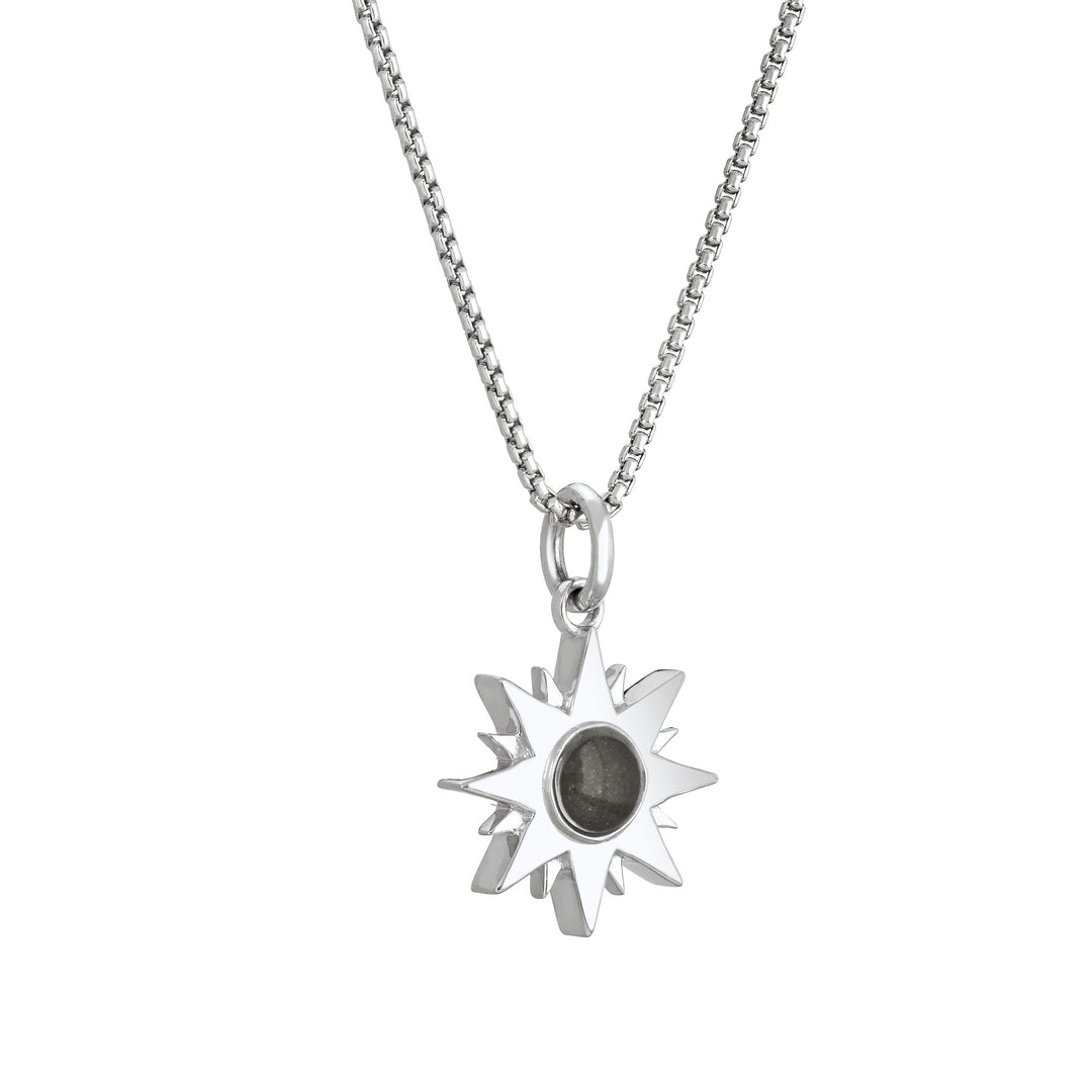 You Are My Sunshine Cremation Necklace in Sterling Silver