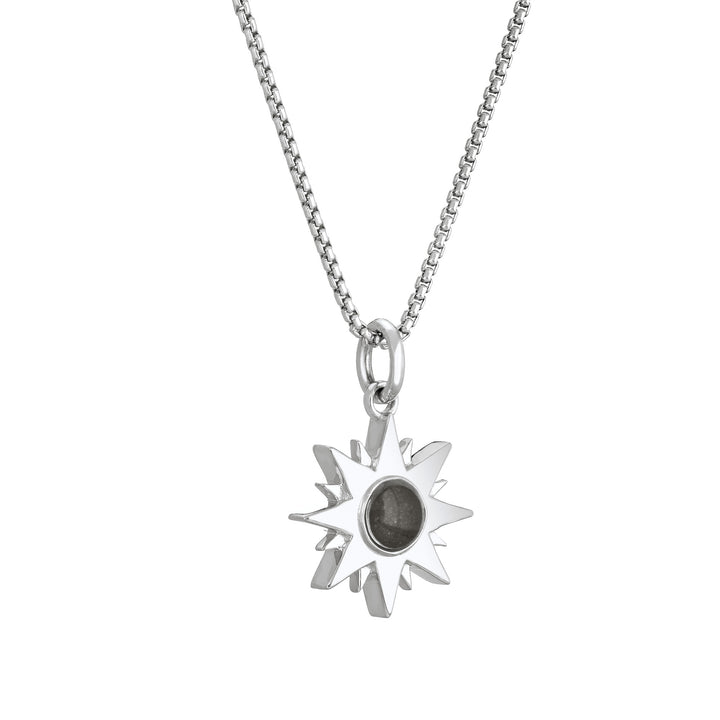 You Are My Sunshine Cremation Necklace in Sterling Silver