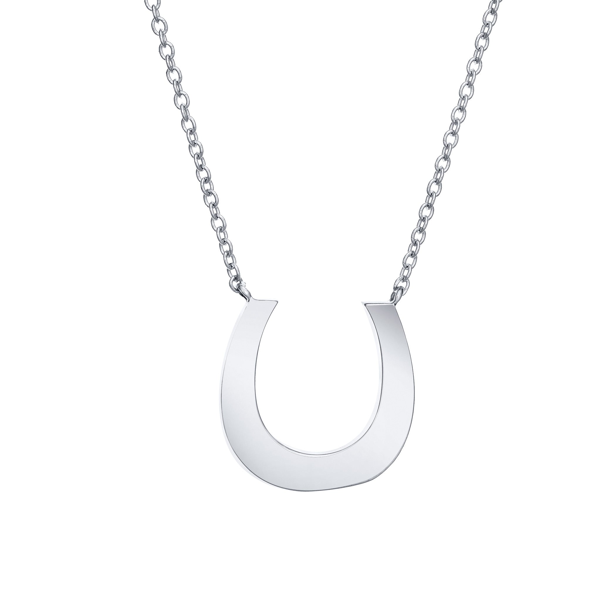 14K Gold] Horseshoe Necklace *Made-to-order*(KN0002) – Maxi Hawaiian  Jewelry マキシ ハワイアンジュエリー ハワイ本店