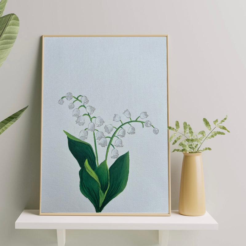 Lily of the Valley: May Cremation Painting
