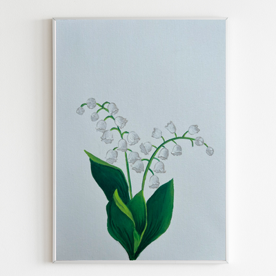 Lily of the Valley: May Cremation Painting