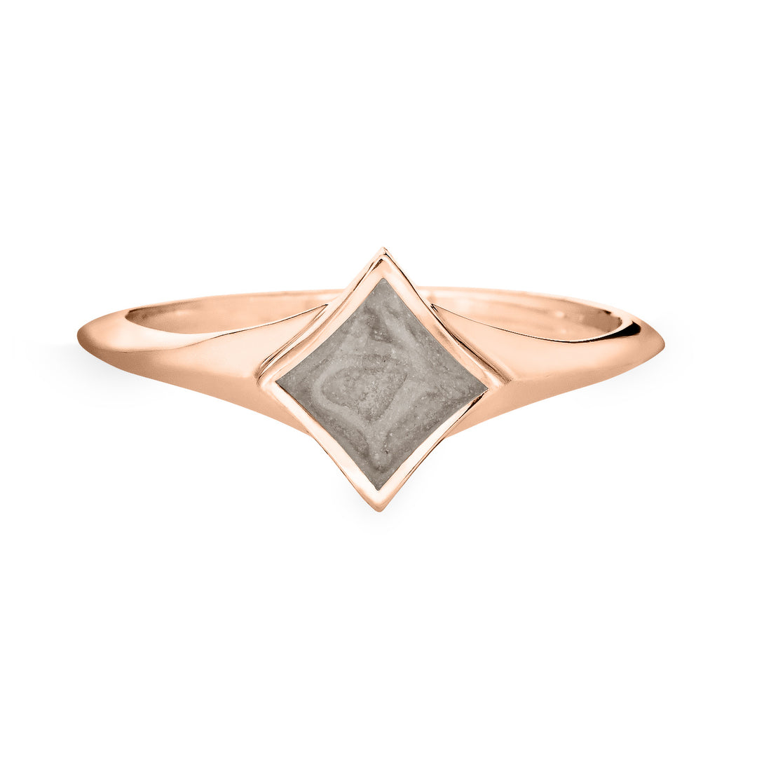 Luminary Cremation Ring in 14K Rose Gold