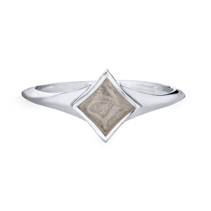 Luminary Cremation Ring in 14K White Gold