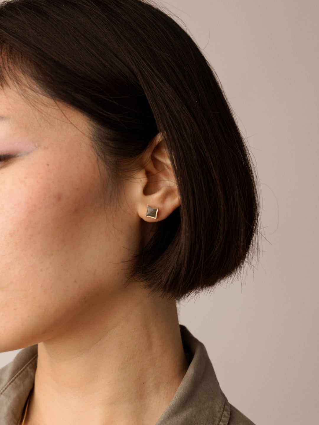 Luminary Stud Cremation Earrings in Sterling Silver