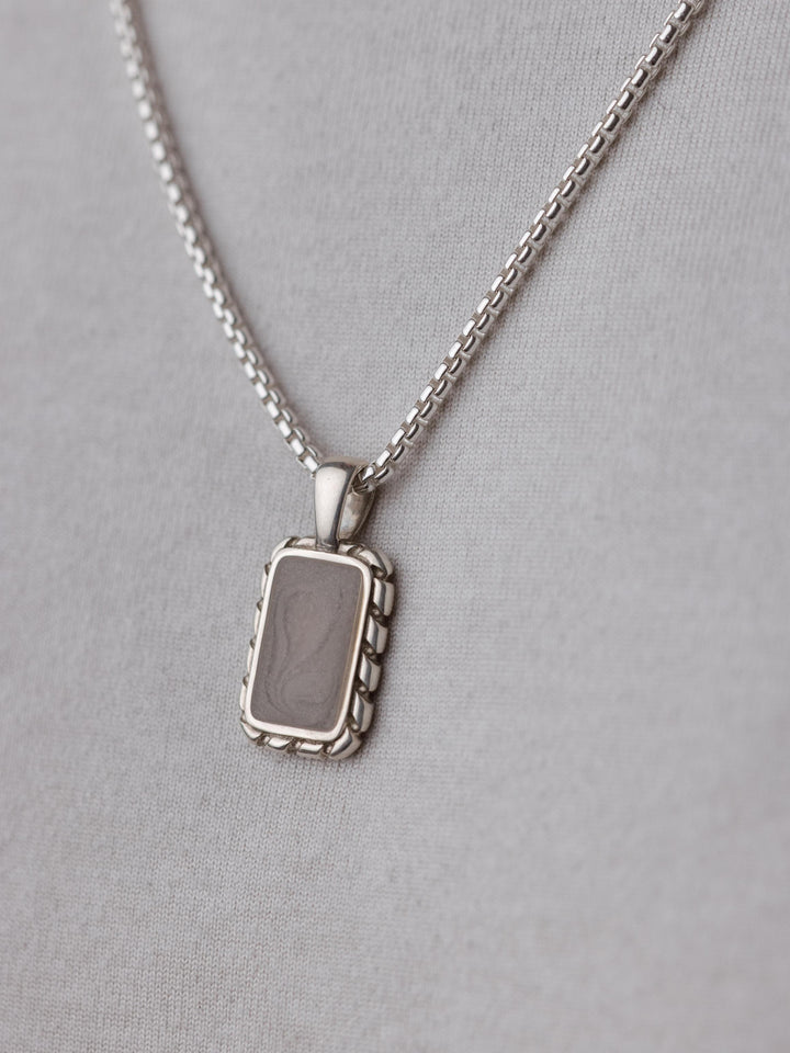 Medium Cable Cremation Necklace in 14K Yellow Gold