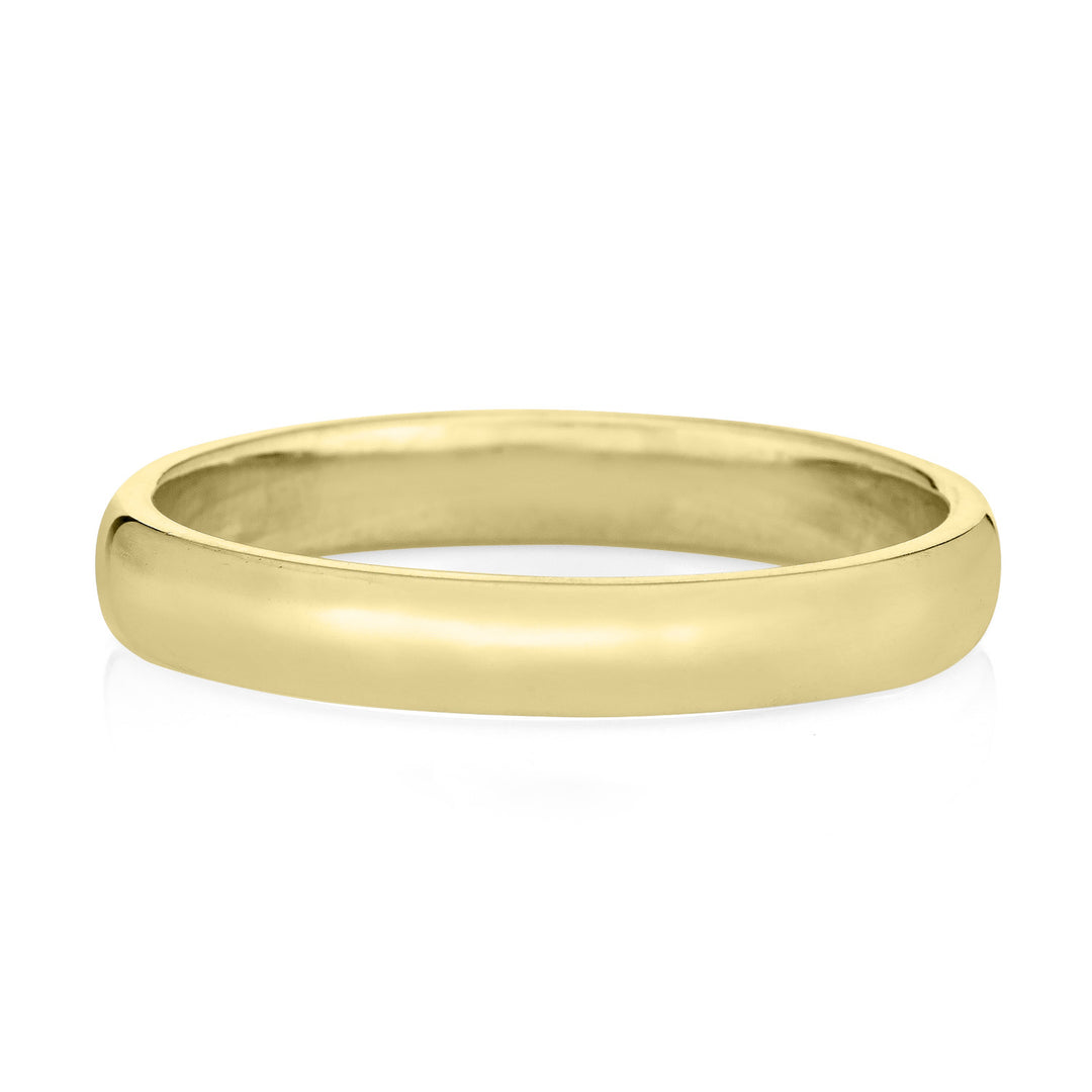 a memorial jewelry ring designed by close by me jewelry 14k yellow gold against a white background