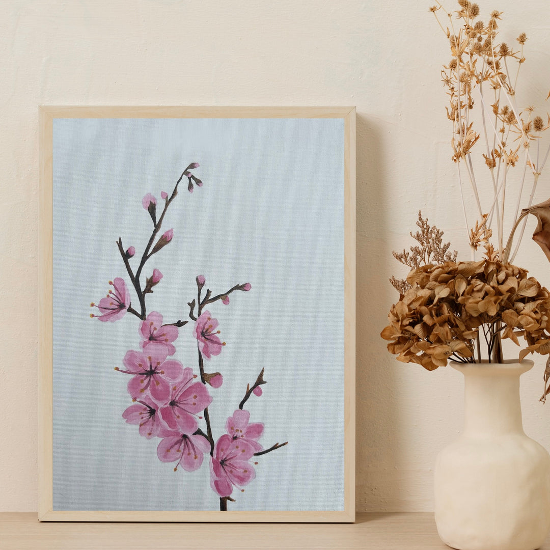 Sakura Cherry Blossom: March Cremation Painting