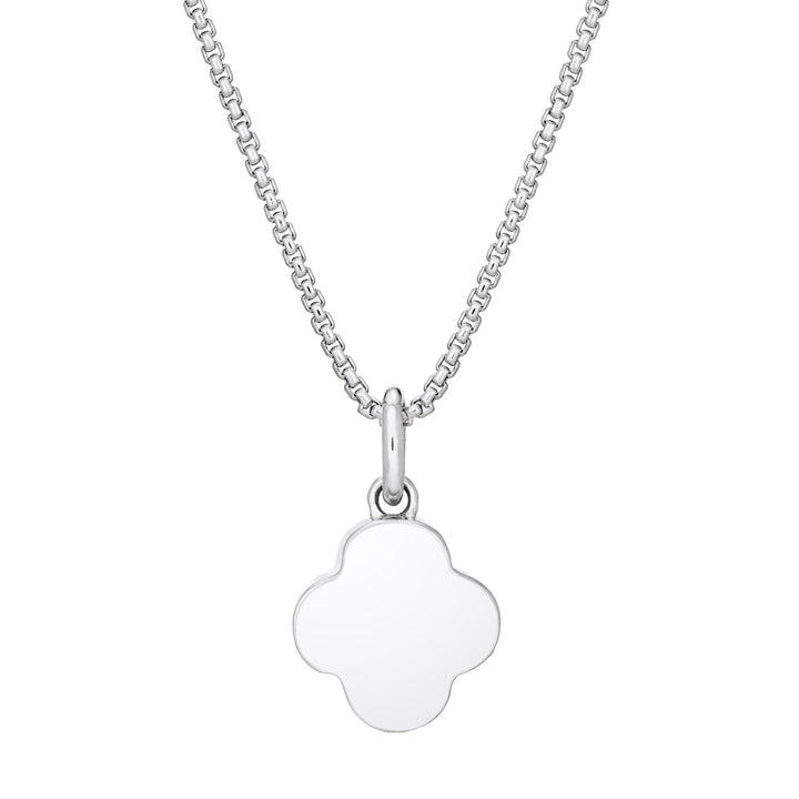 Clover Cremation Necklace in Sterling Silver