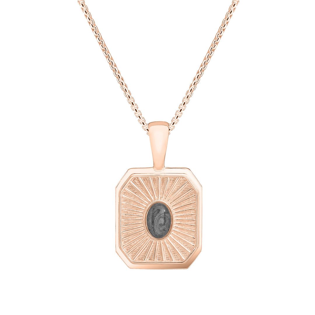Tessa Cremation Necklace in 14K Rose Gold