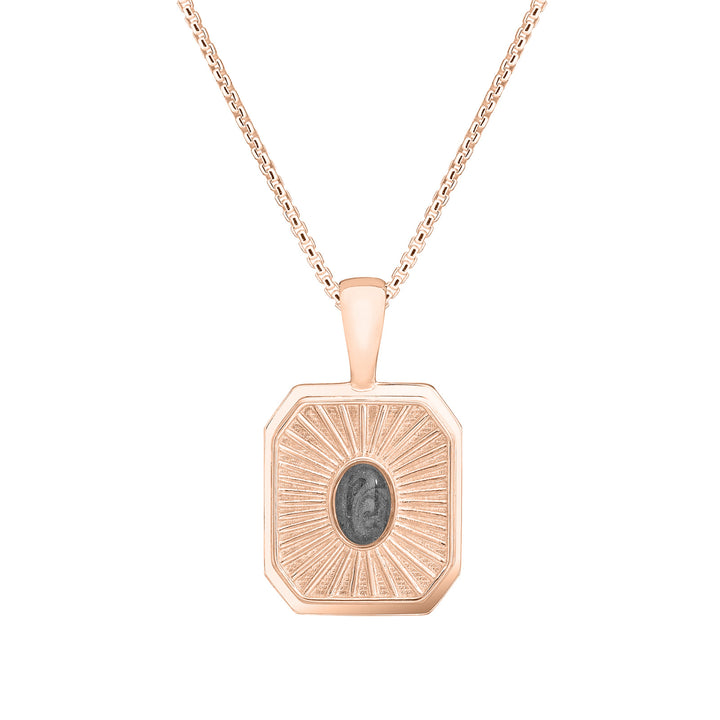 Tessa Cremation Necklace in 14K Rose Gold