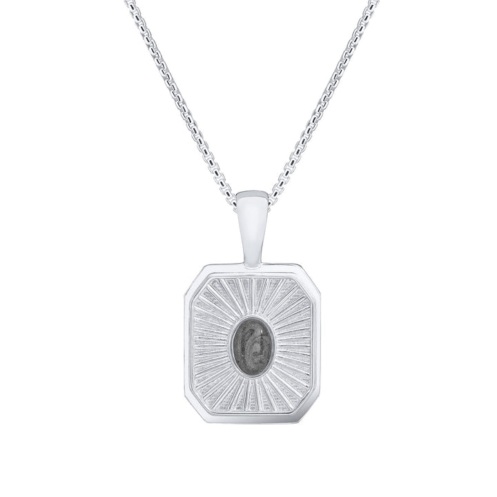 Tessa Cremation Necklace in 14K White Gold