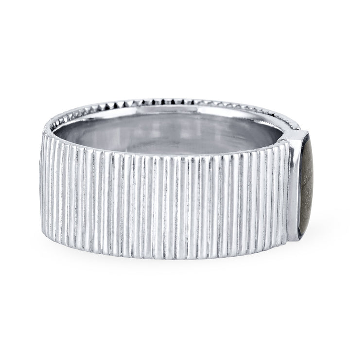 Tessa Cremation Ring in 14K White Gold
