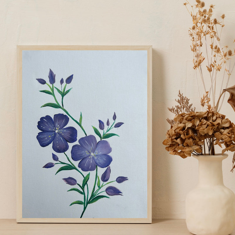 Violet: February Cremation Painting