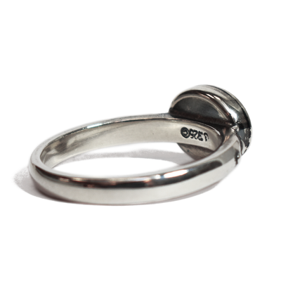 Sale | Detailed Band Cremation Ring in Sterling Silver