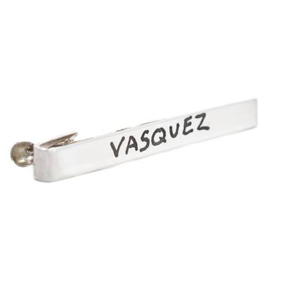 Tie Clip with Handwriting Engraving