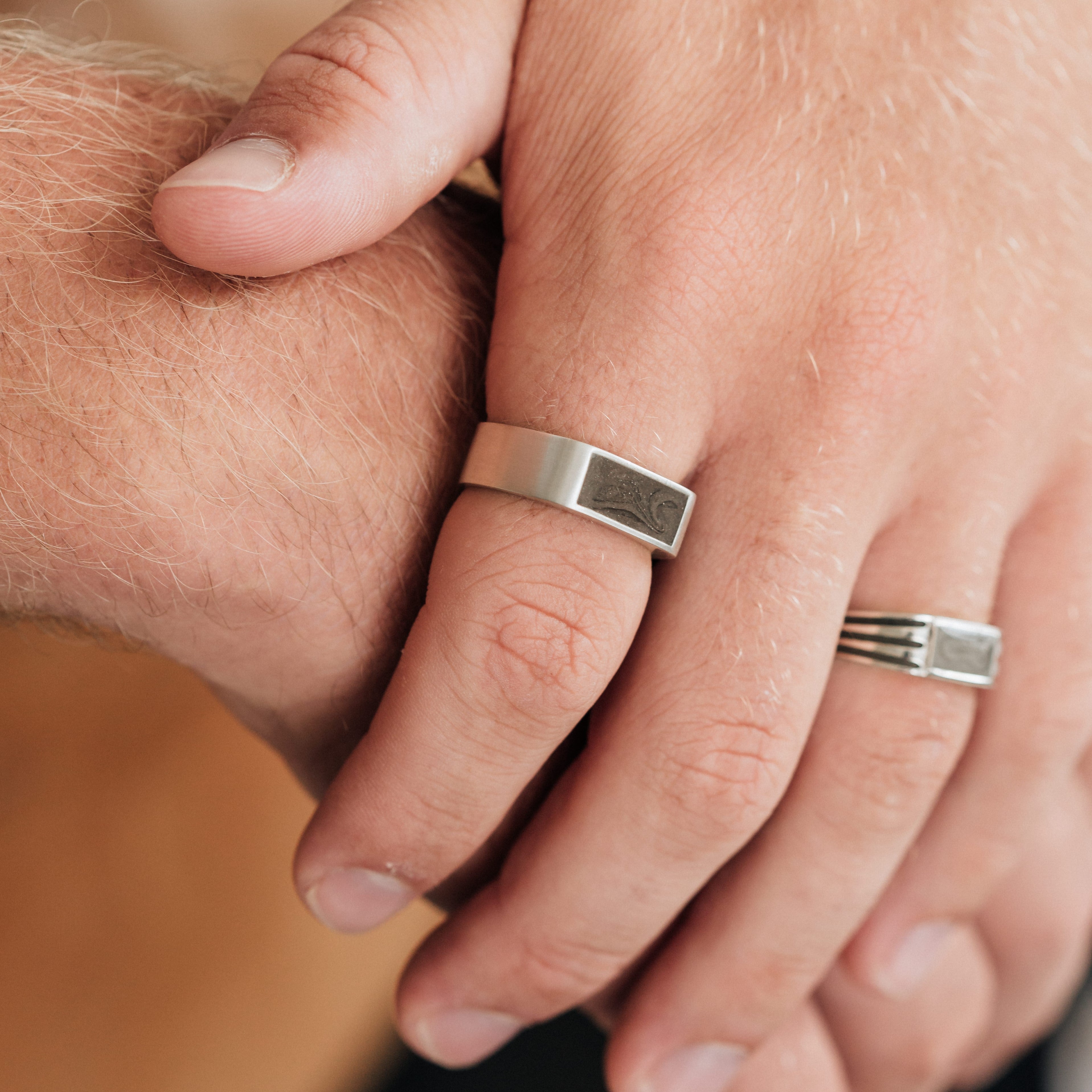 Cremation rings sterling on sale silver