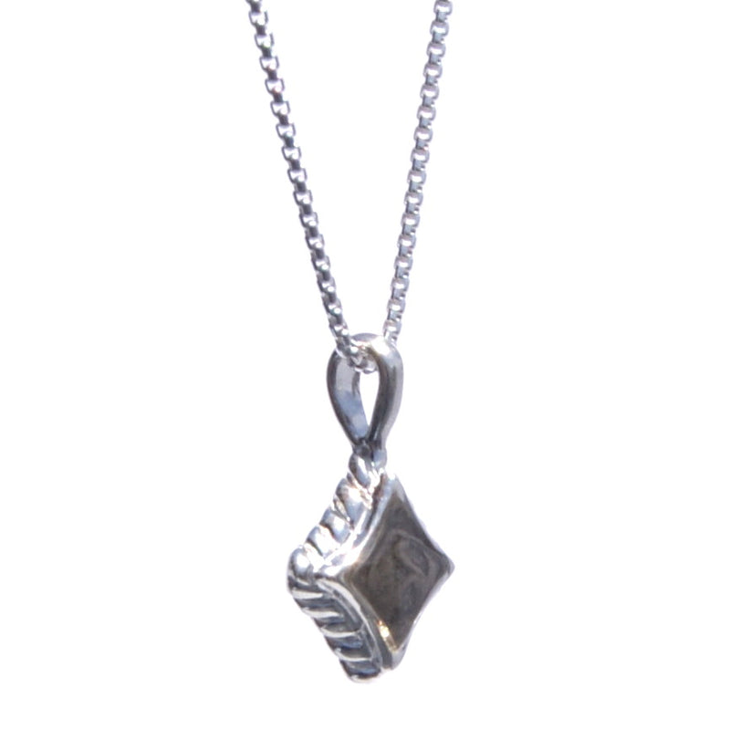 Sale | Diamond Cable Cremation Necklace in Sterling Silver